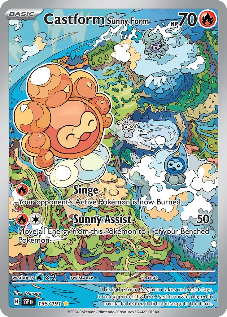 Castform Sunny Form — SV08: Surging Sparks — Pokémon