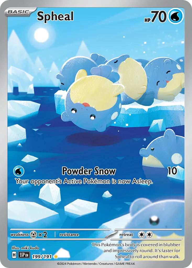 Spheal — SV08: Surging Sparks — Pokémon
