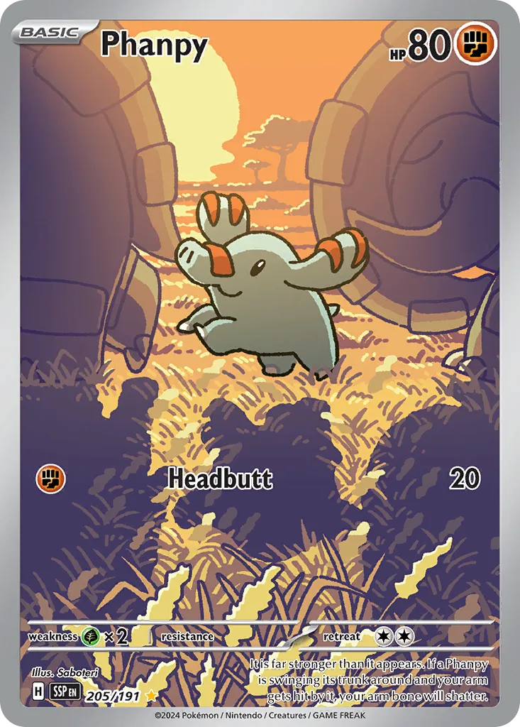 Phanpy — SV08: Surging Sparks — Pokémon