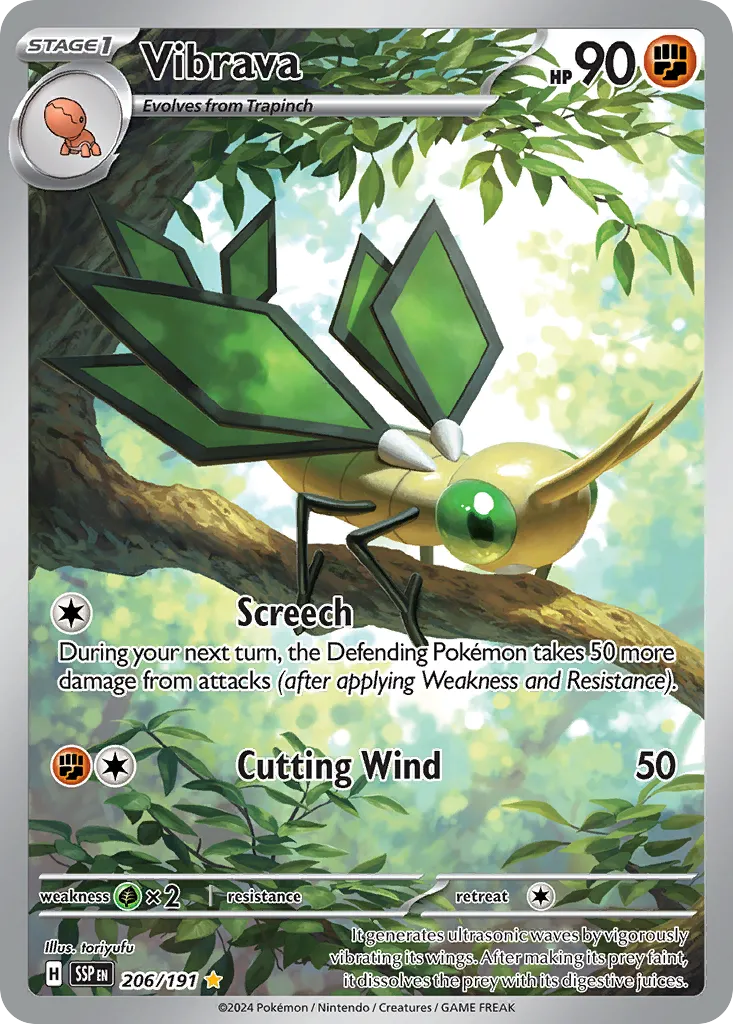Vibrava — SV08: Surging Sparks — Pokémon