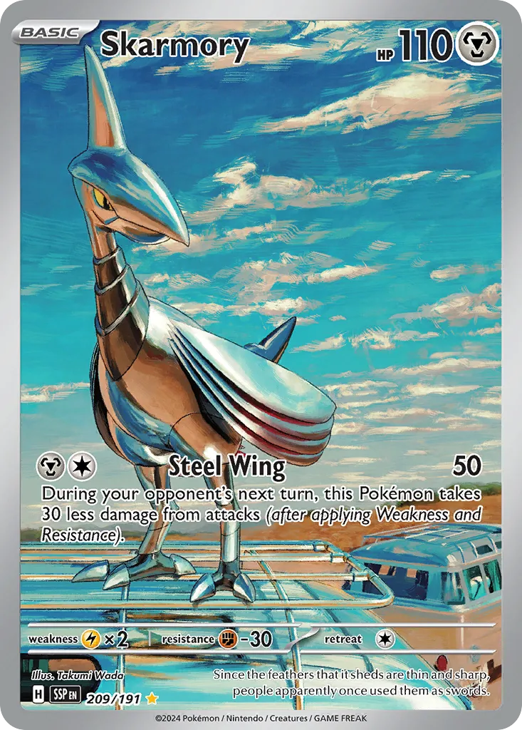 Airmure from SV08: Surging Sparks - Pokemon