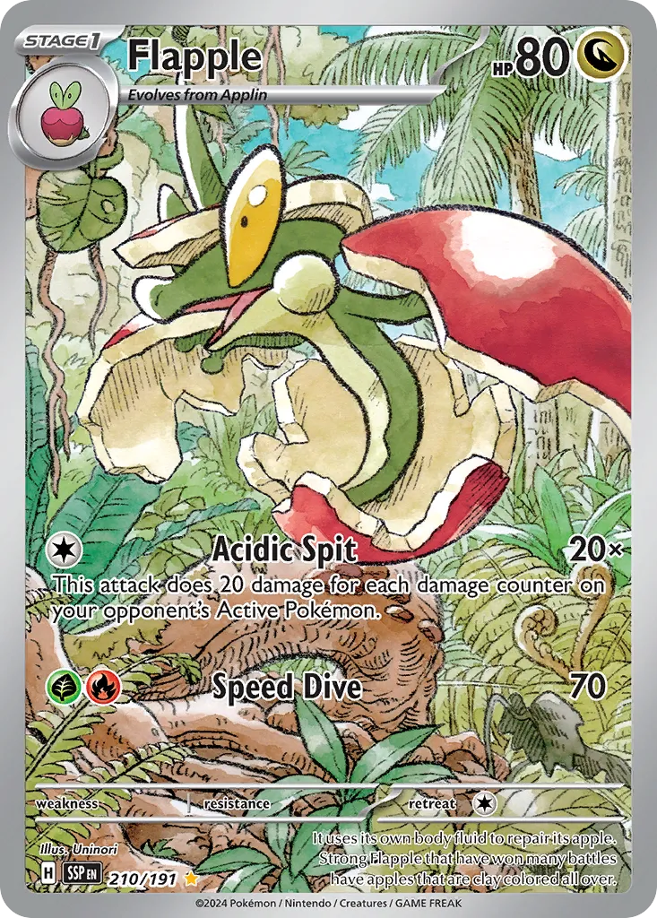 Flapple — SV08: Surging Sparks — Pokémon