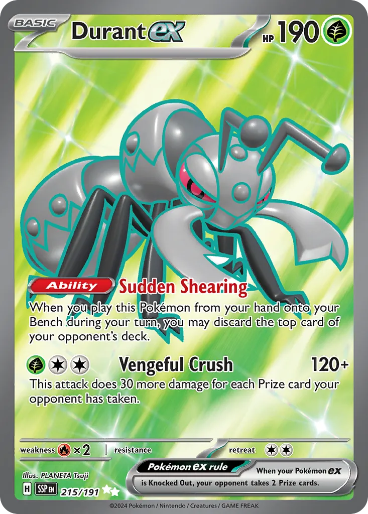 Durant ex — SV08: Surging Sparks — Pokémon