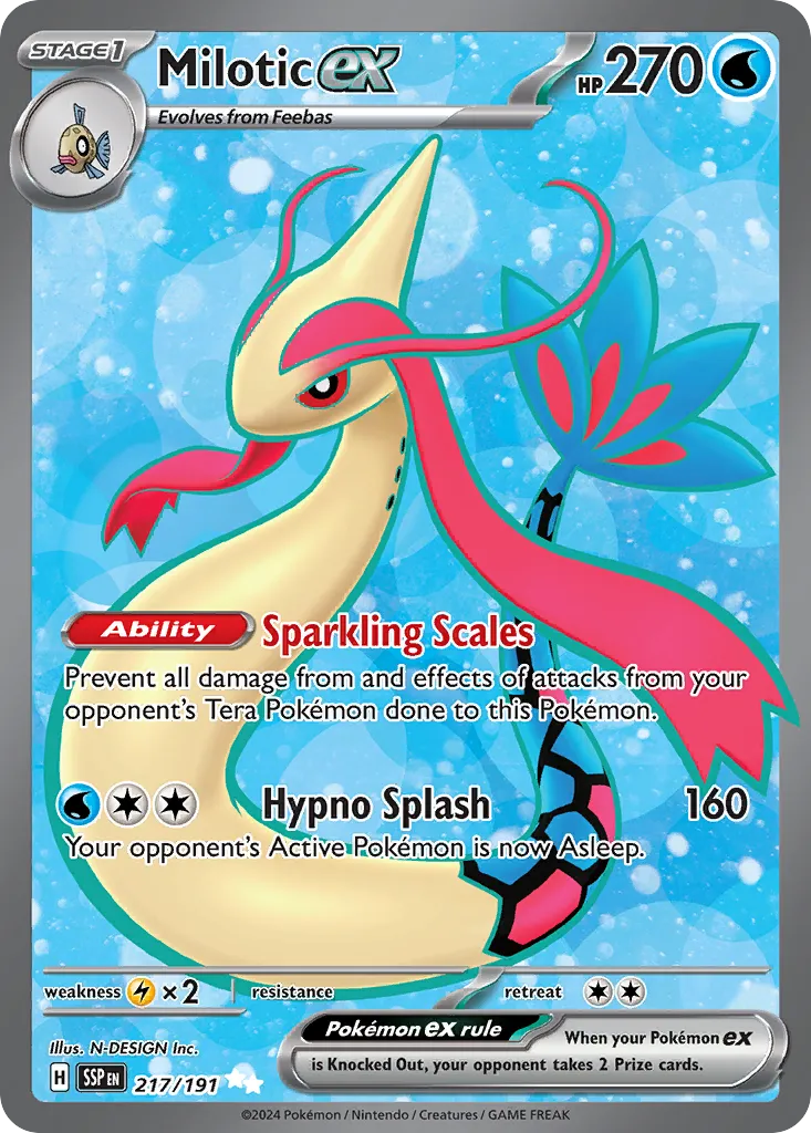 Milotic ex — SV08: Surging Sparks — Pokémon