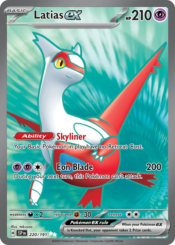 Latias ex — SV08: Surging Sparks — Pokémon