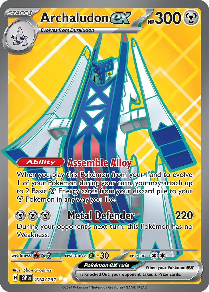 Archaludon ex — SV08: Surging Sparks — Pokémon