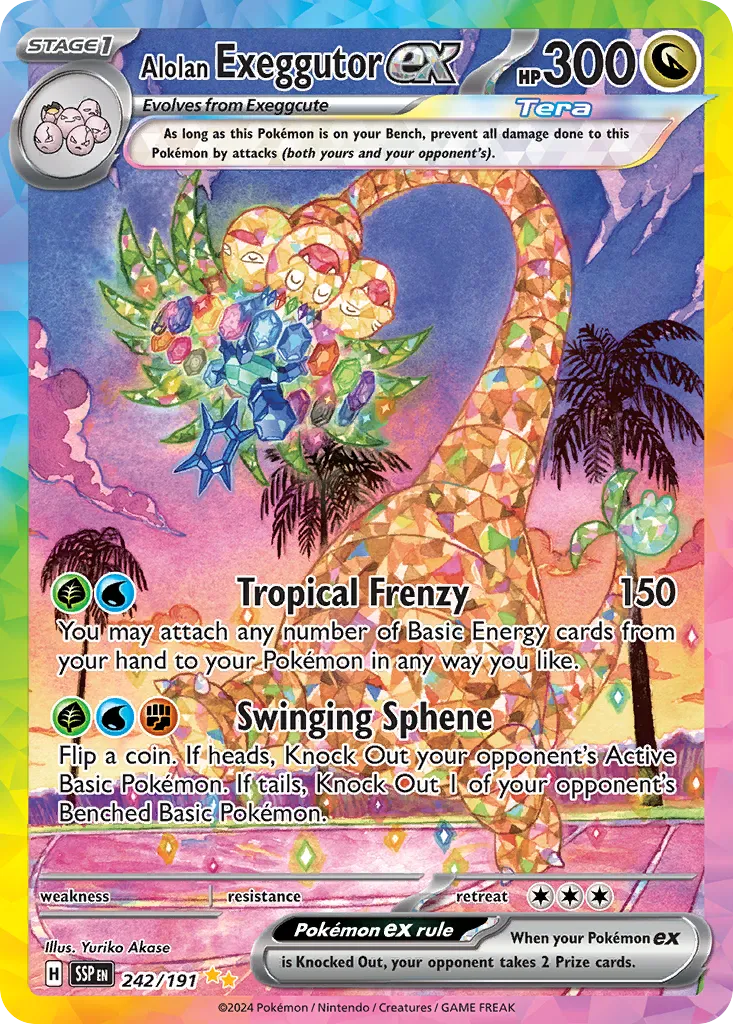 Alolan Exeggutor ex — SV08: Surging Sparks — Pokémon