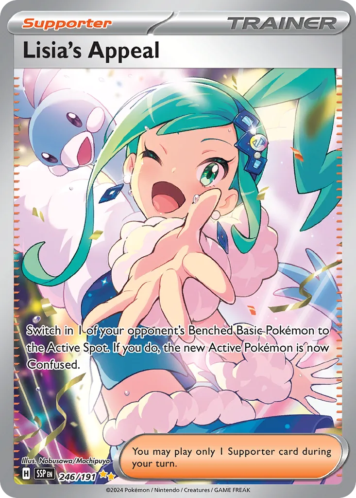 Lisia's Appeal — SV08: Surging Sparks — Pokémon