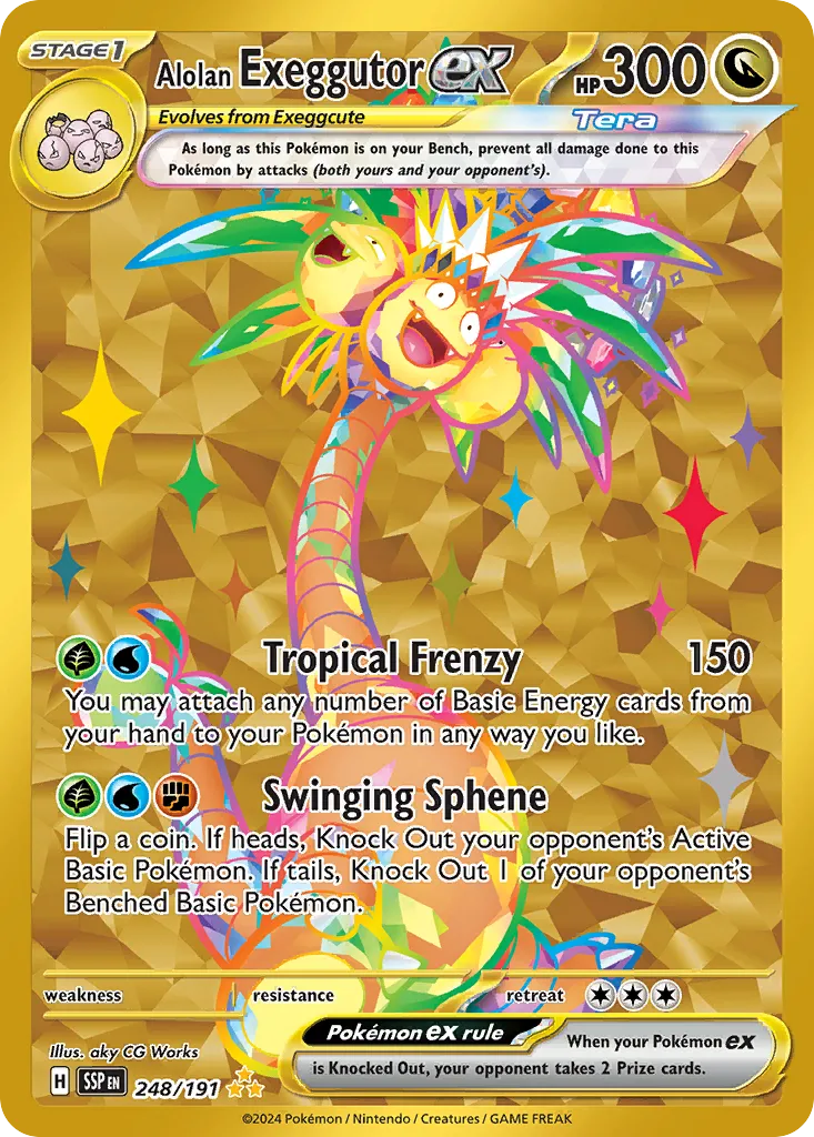 Noadkoko d'Alola ex — SV08: Surging Sparks — Pokémon
