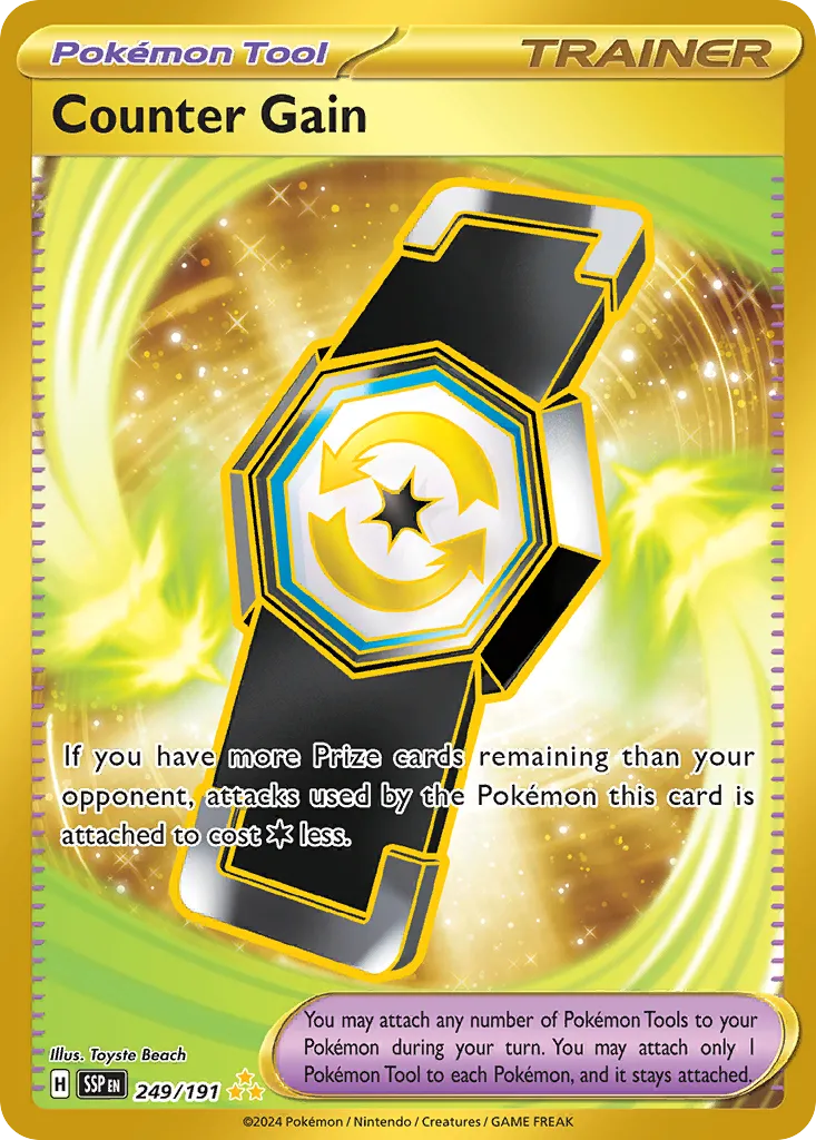 Counter Gain — SV08: Surging Sparks — Pokémon
