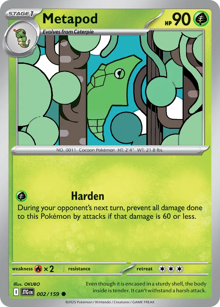 Metapod — SV09: Journey Together — Pokémon