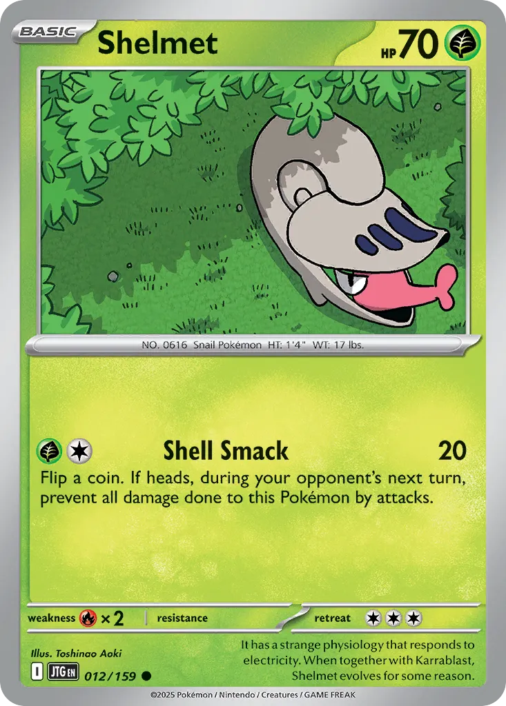 Shelmet — SV09: Journey Together — Pokémon
