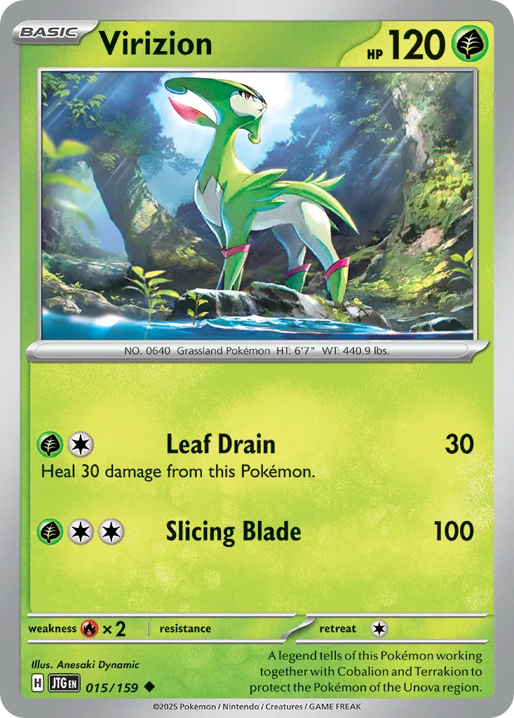 Virizion — SV09: Journey Together — Pokémon