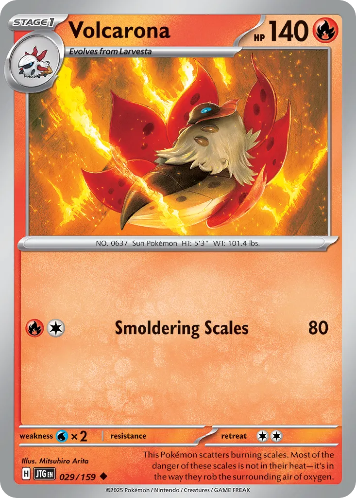 Volcarona from SV09: Journey Together - Pokemon
