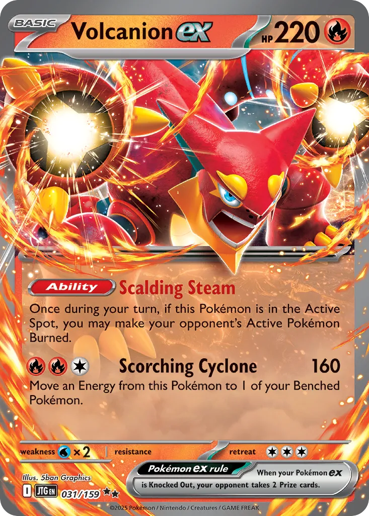 Volcanion ex — SV09: Journey Together — Pokémon