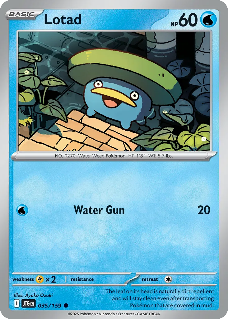 Lotad from SV09: Journey Together - Pokemon