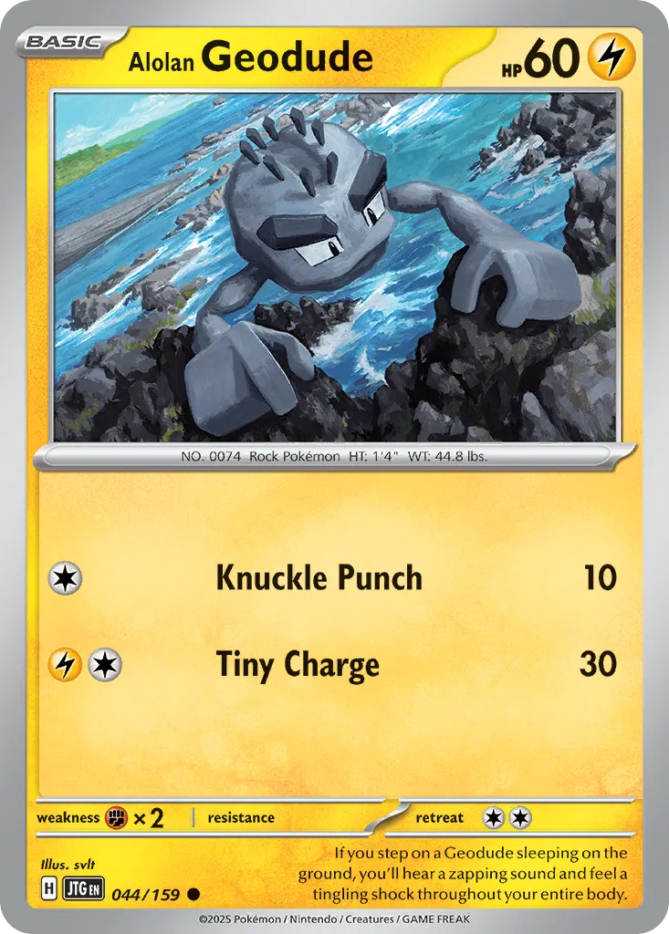 Alolan Geodude — SV09: Journey Together — Pokémon