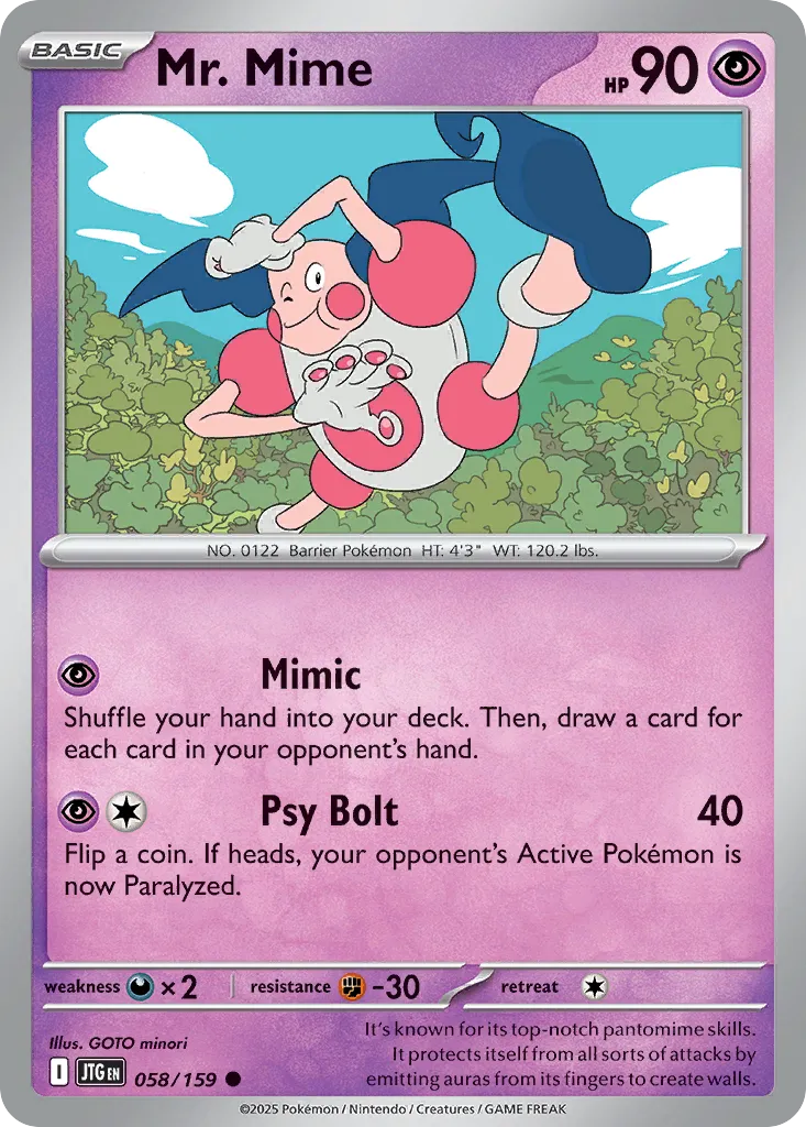 M. Mime — SV09: Journey Together — Pokémon