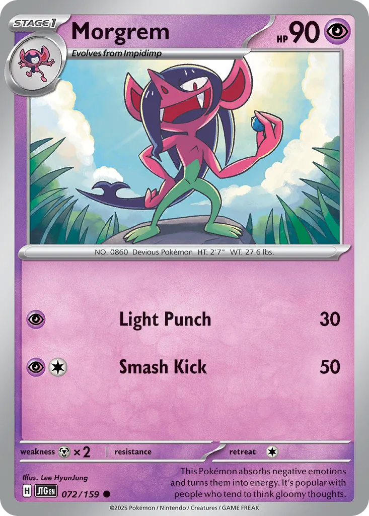 Morgrem — SV09: Journey Together — Pokémon