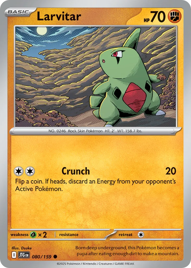 Larvitar — SV09: Journey Together — Pokémon