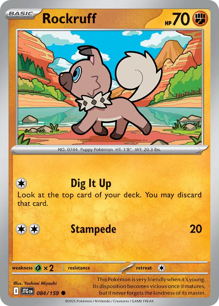 Rockruff — SV09: Journey Together — Pokémon
