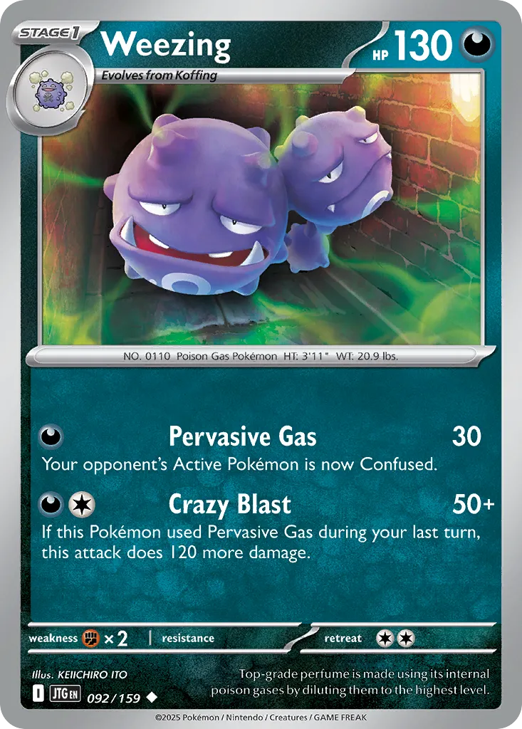Weezing — SV09: Journey Together — Pokémon