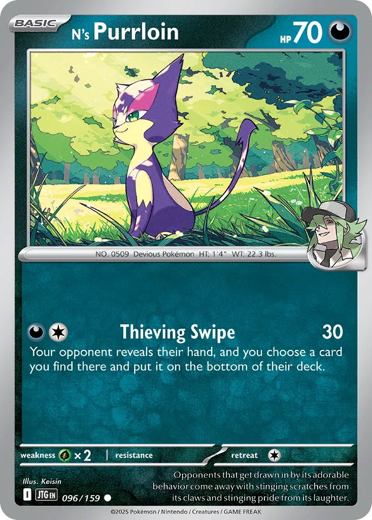 Chacripan de N — SV09: Journey Together — Pokémon