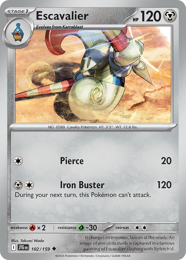 Escavalier — SV09: Journey Together — Pokémon