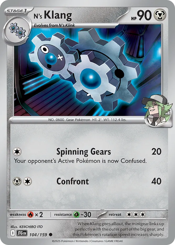 N's Klang — SV09: Journey Together — Pokémon