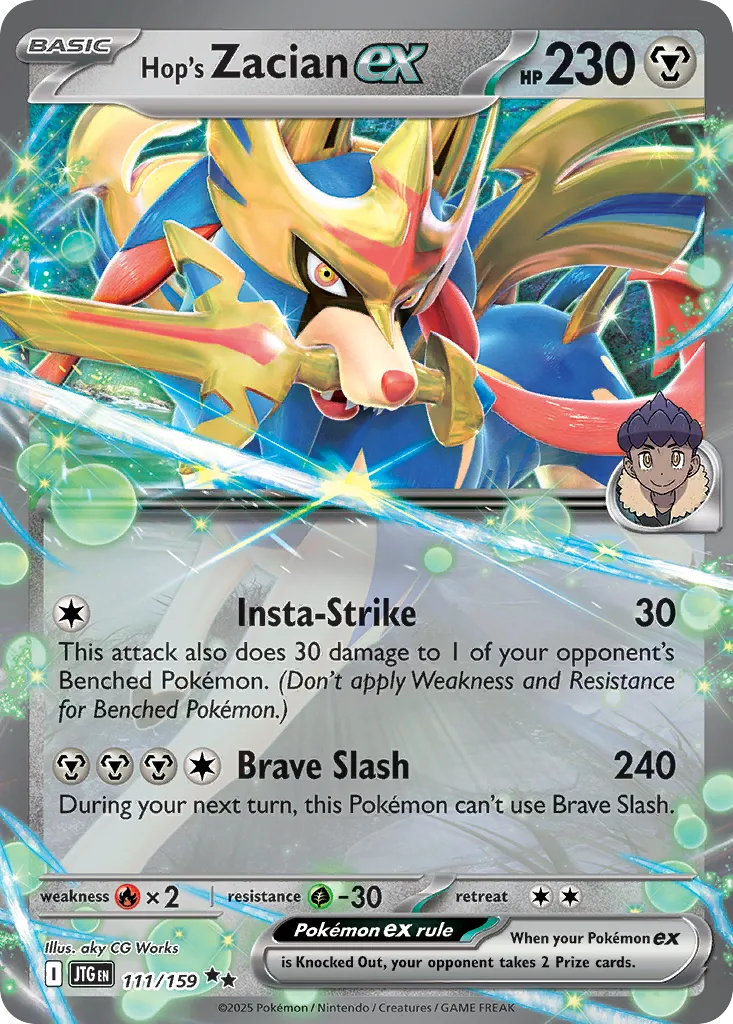 Zacian ex de Nabil — SV09: Journey Together — Pokémon