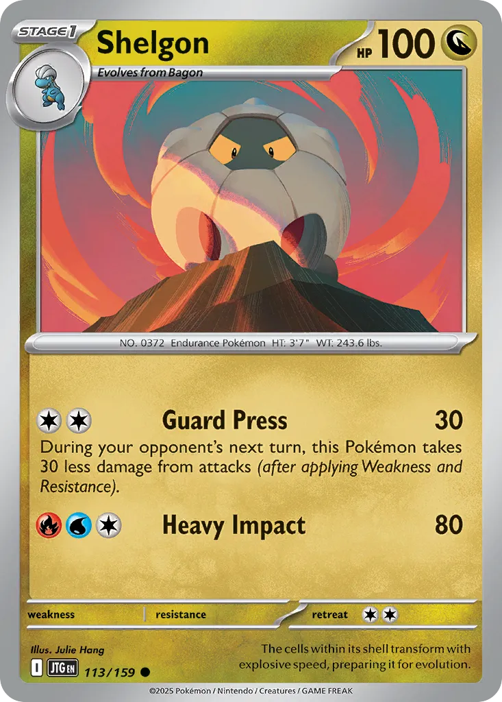 Shelgon — SV09: Journey Together — Pokémon