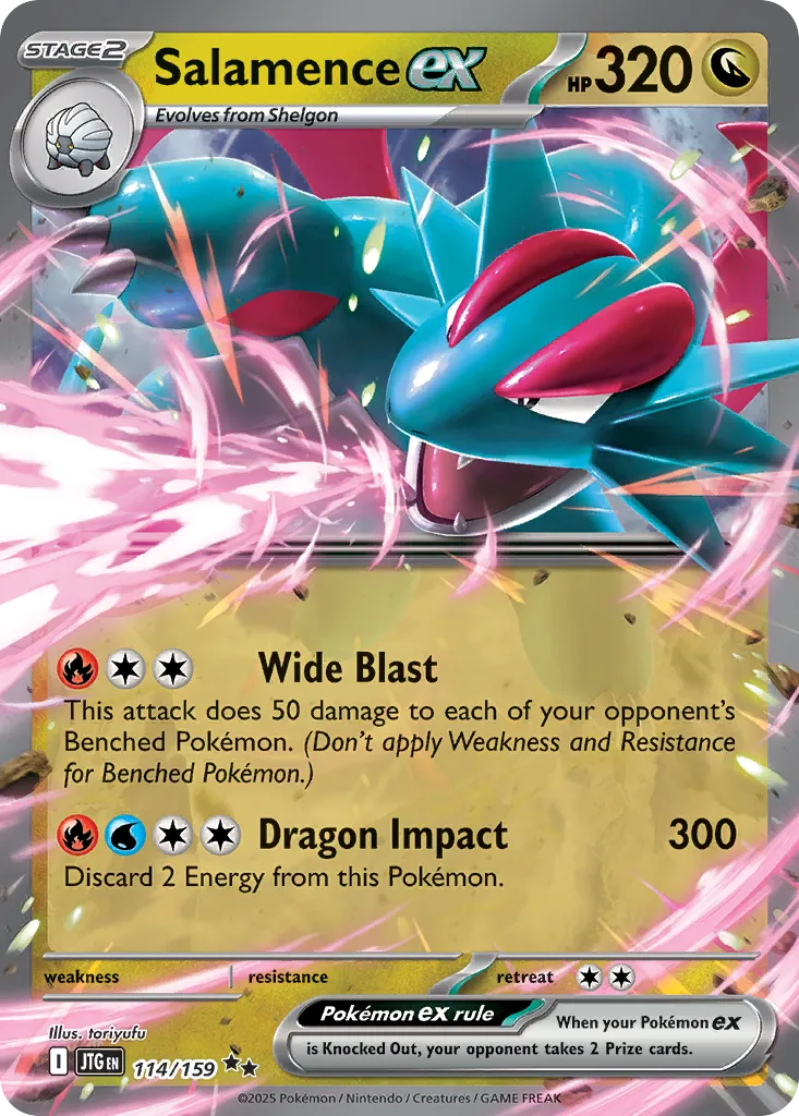 Salamence ex — SV09: Journey Together — Pokémon