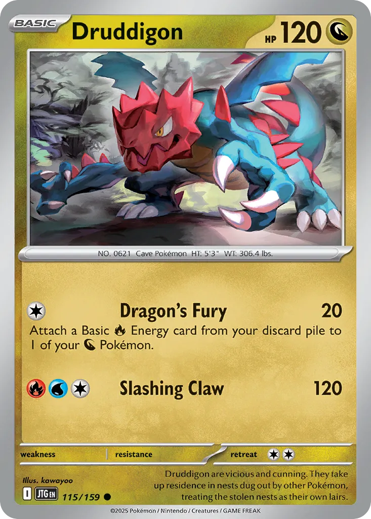 Druddigon — SV09: Journey Together — Pokémon