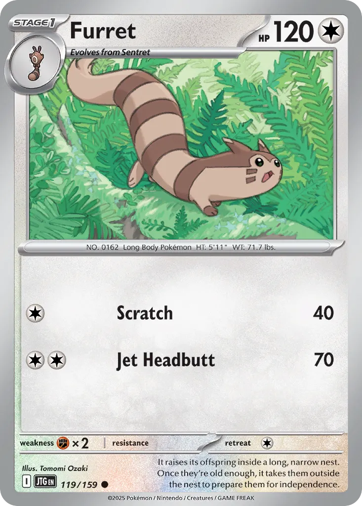 Furret — SV09: Journey Together — Pokémon