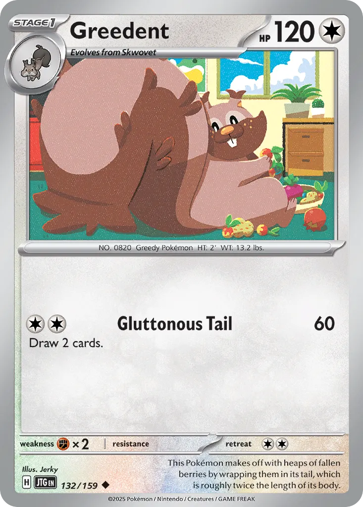Greedent — SV09: Journey Together — Pokémon