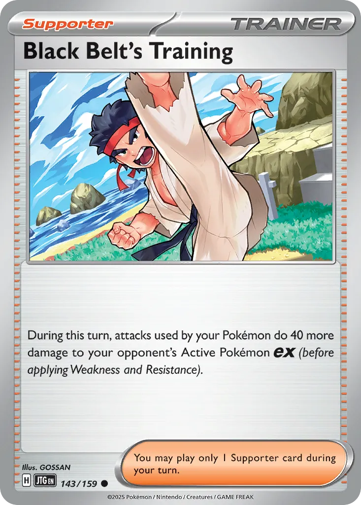 Entraînement de Karatéka — SV09: Journey Together — Pokémon