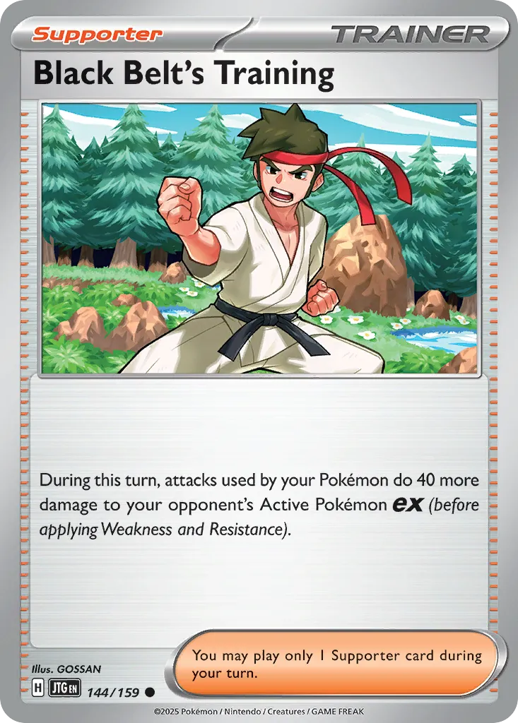 Black Belt's Training from SV09: Journey Together - Pokemon