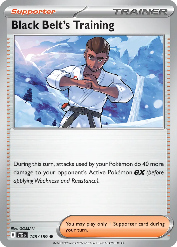 Black Belt's Training — SV09: Journey Together — Pokémon