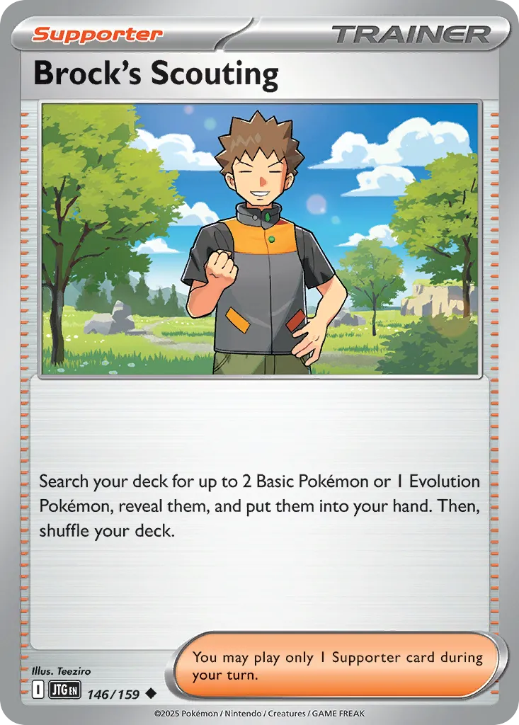 Brock's Scouting — SV09: Journey Together — Pokémon