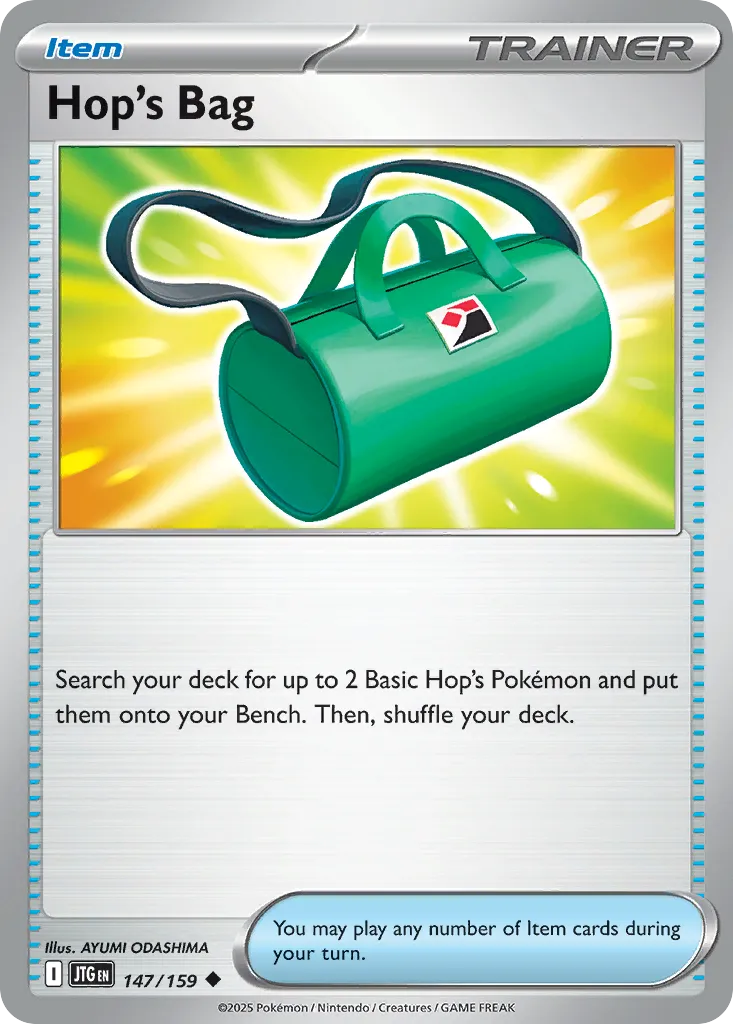 Sac de Nabil — SV09: Journey Together — Pokémon