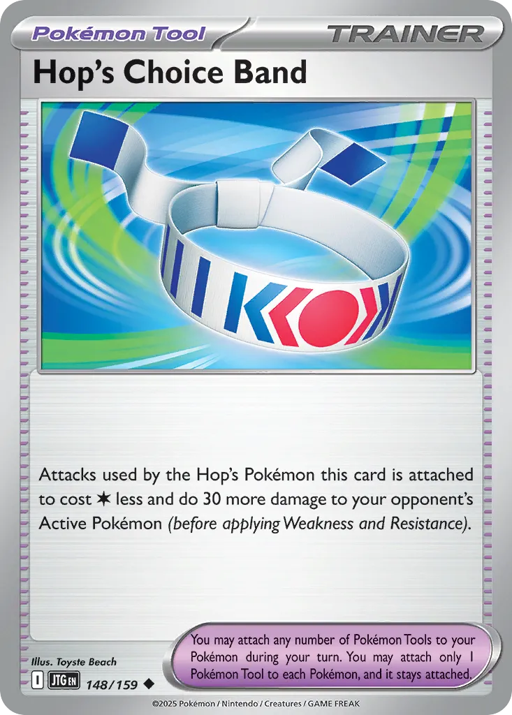 Hop's Choice Band — SV09: Journey Together — Pokémon