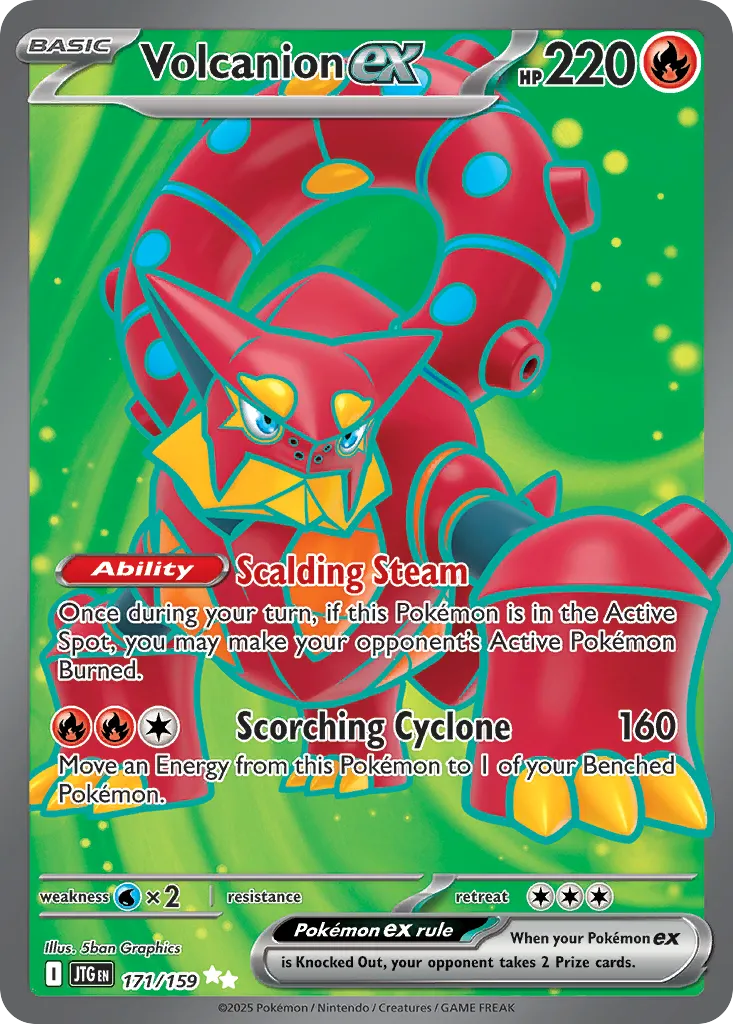 Volcanion ex — SV09: Journey Together — Pokémon