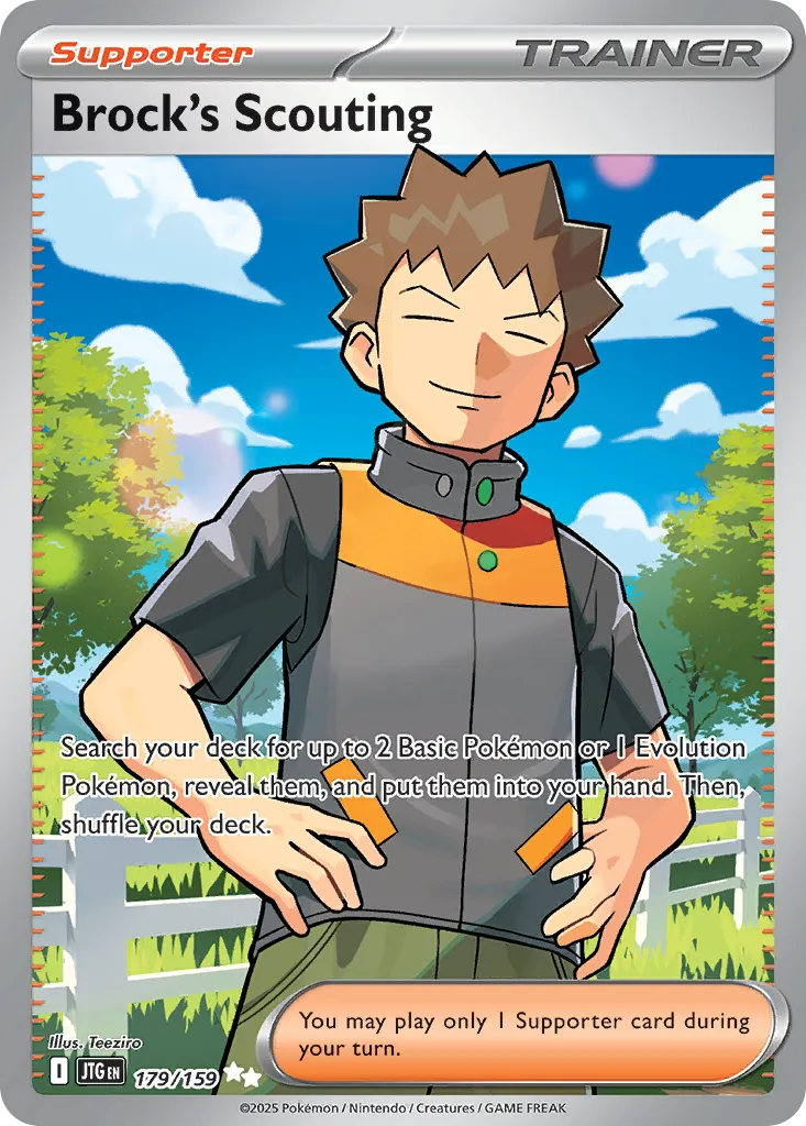 Brock's Scouting — SV09: Journey Together — Pokémon