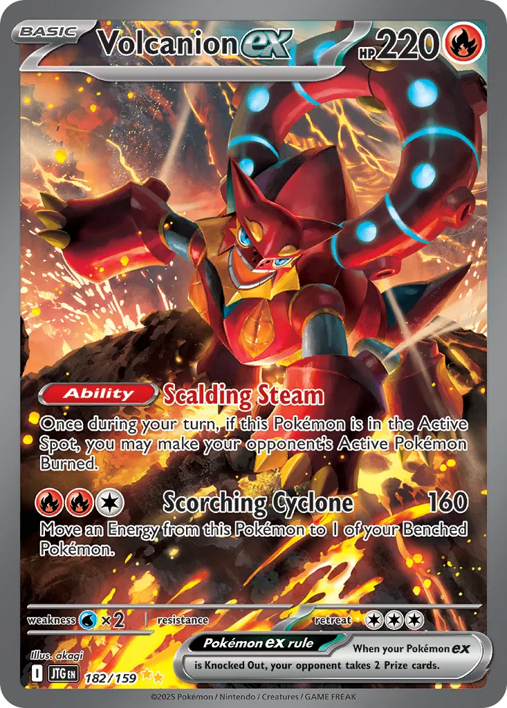 Volcanion ex — SV09: Journey Together — Pokémon