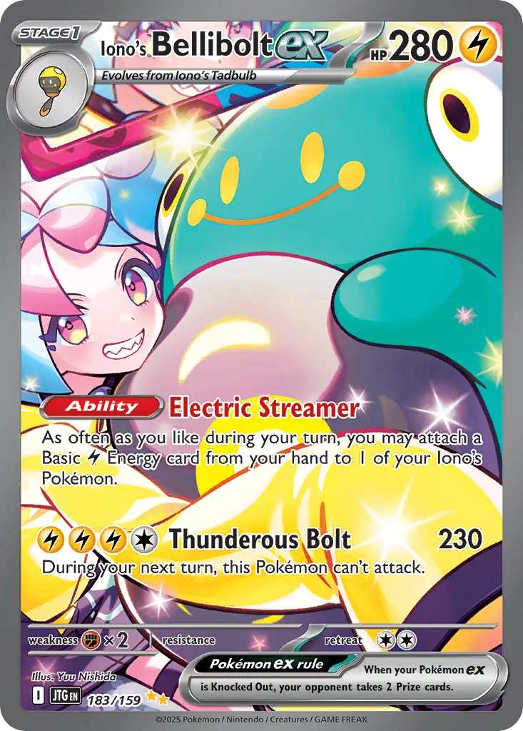 Iono's Bellibolt ex — SV09: Journey Together — Pokémon