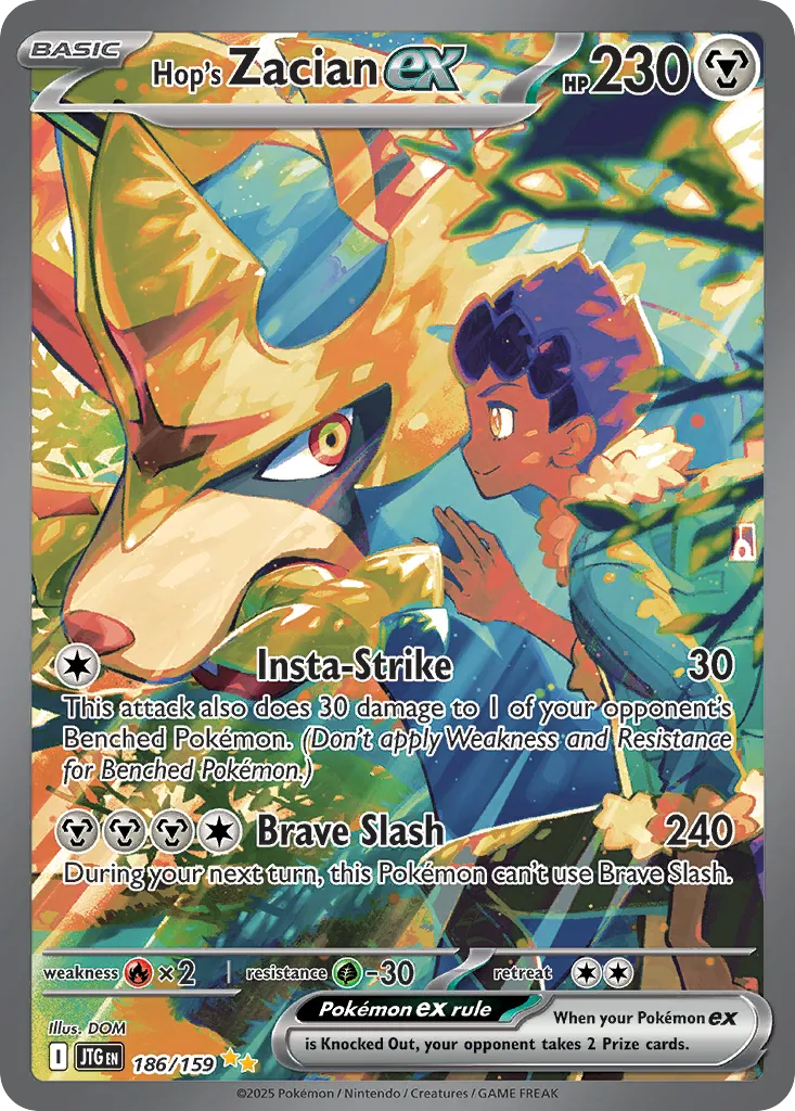 Zacian ex de Nabil — SV09: Journey Together — Pokemon