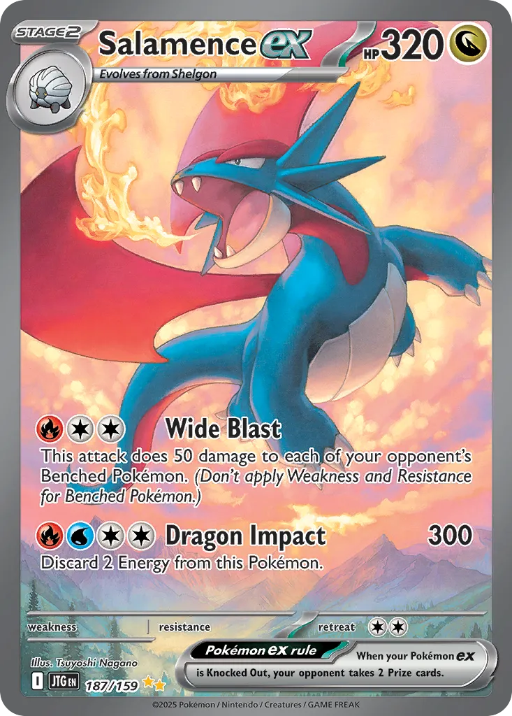 Salamence ex — SV09: Journey Together — Pokémon