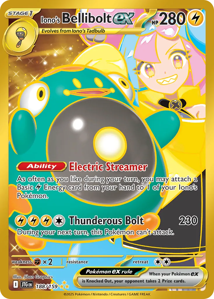 Iono's Bellibolt ex — SV09: Journey Together — Pokémon