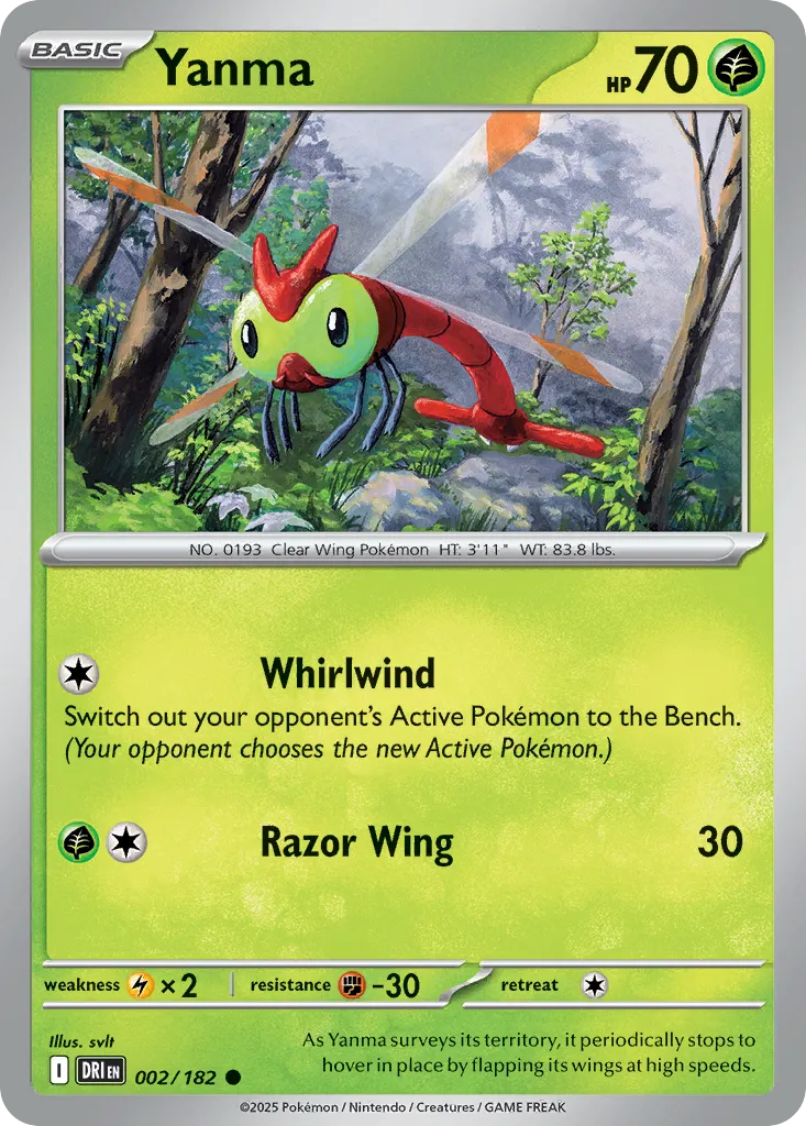 Yanma — SV10: Destined Rivals — Pokémon