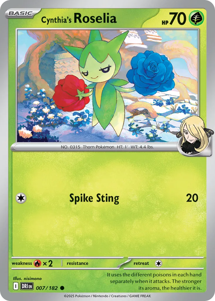 Rosélia de Cynthia — SV10: Destined Rivals — Pokémon